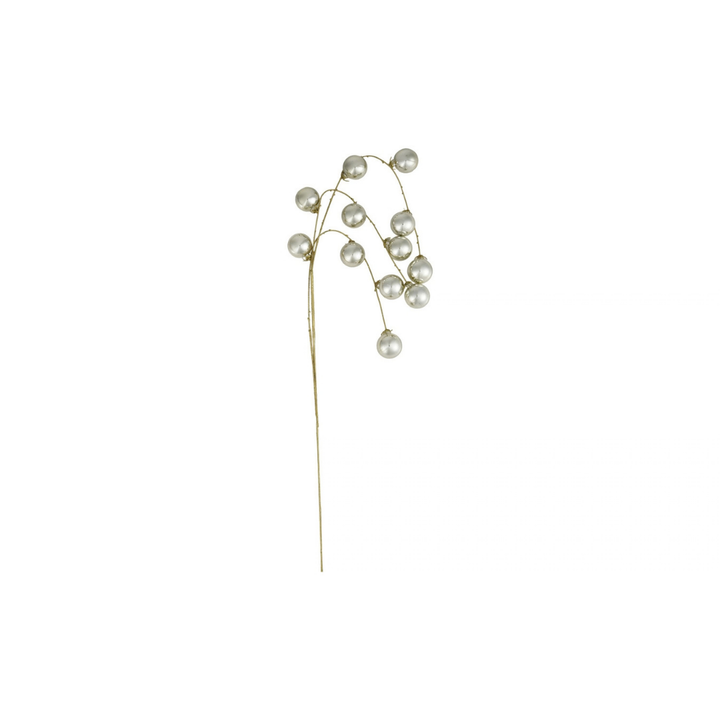 PLASTIC BALL SPRAY, SILVER FINISH - CREATIVE COOP - Compralo en CorinneRegalos.com