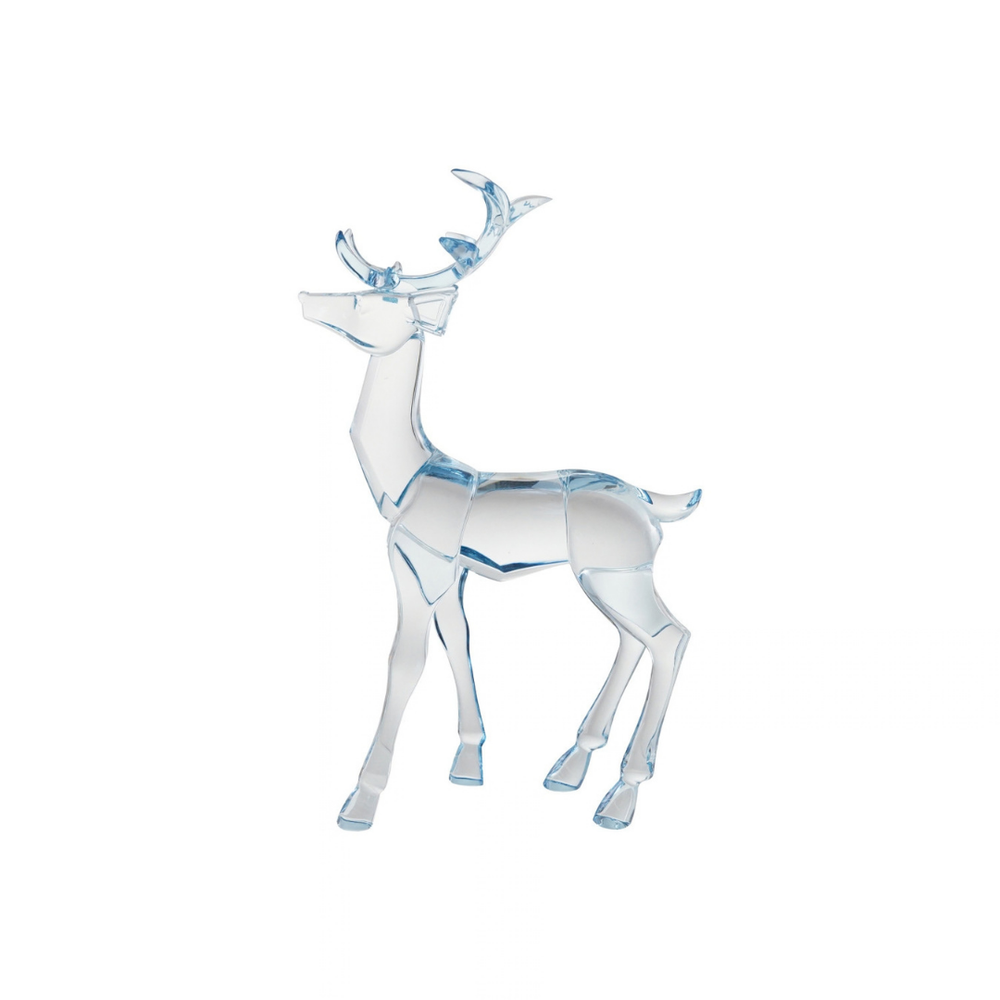 PLASTIC STANDING DEER, BLUE - CREATIVE COOP - Compralo en CorinneRegalos.com