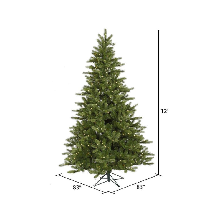 "12' X 83"" King Spruce LED1800 WmWht"