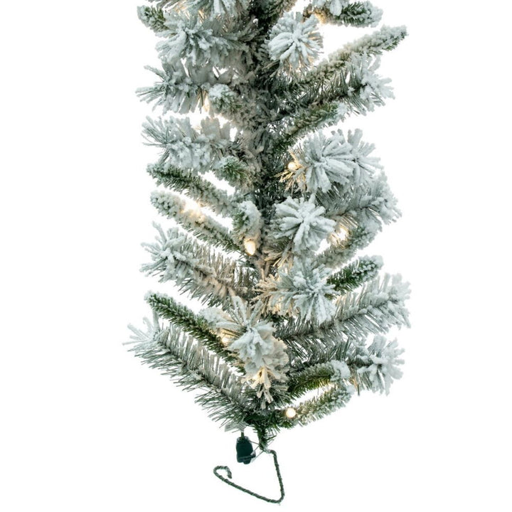 9' X 16 SNOW RIDGE GARLAND LED 100WW