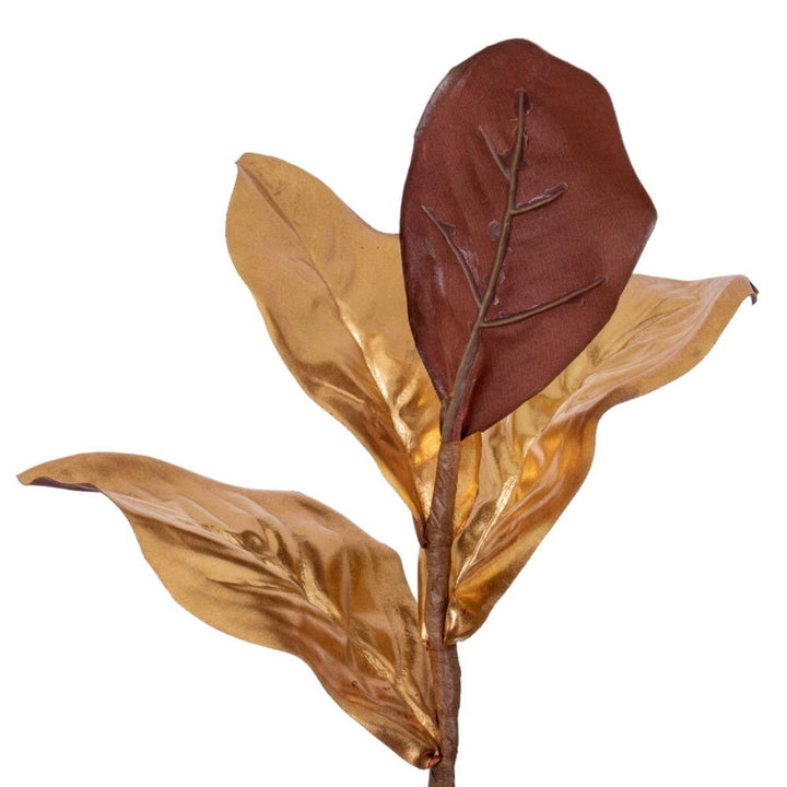 30  GOLD MAGNOLIA LEAF WREATH