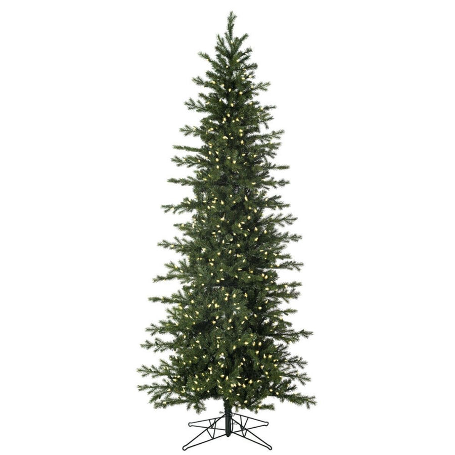 ÁRBOL DE LÁPICES DE NAVIDAD ARTIFICIAL DE PINO MOUTAUK 7.5 X 38 CON 750 LUCES LED - VICKERMAN COMPANY - Compralo en CorinneRegalos.com