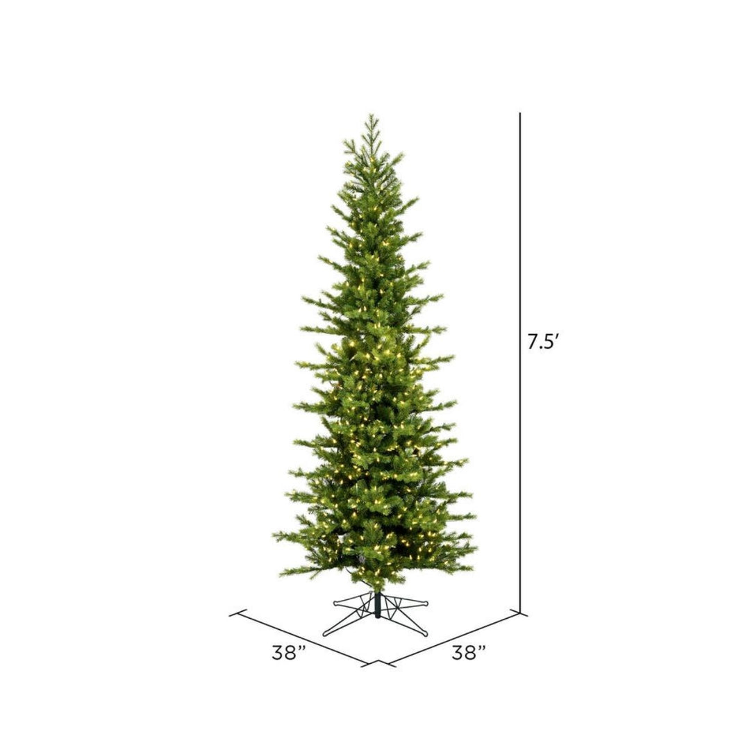 ÁRBOL DE LÁPICES DE NAVIDAD ARTIFICIAL DE PINO MOUTAUK 7.5 X 38 CON 750 LUCES LED