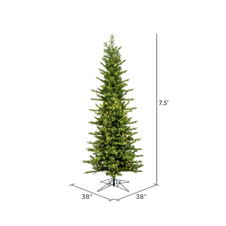 ÁRBOL DE LÁPICES DE NAVIDAD ARTIFICIAL DE PINO MOUTAUK 7.5 X 38 CON 750 LUCES LED