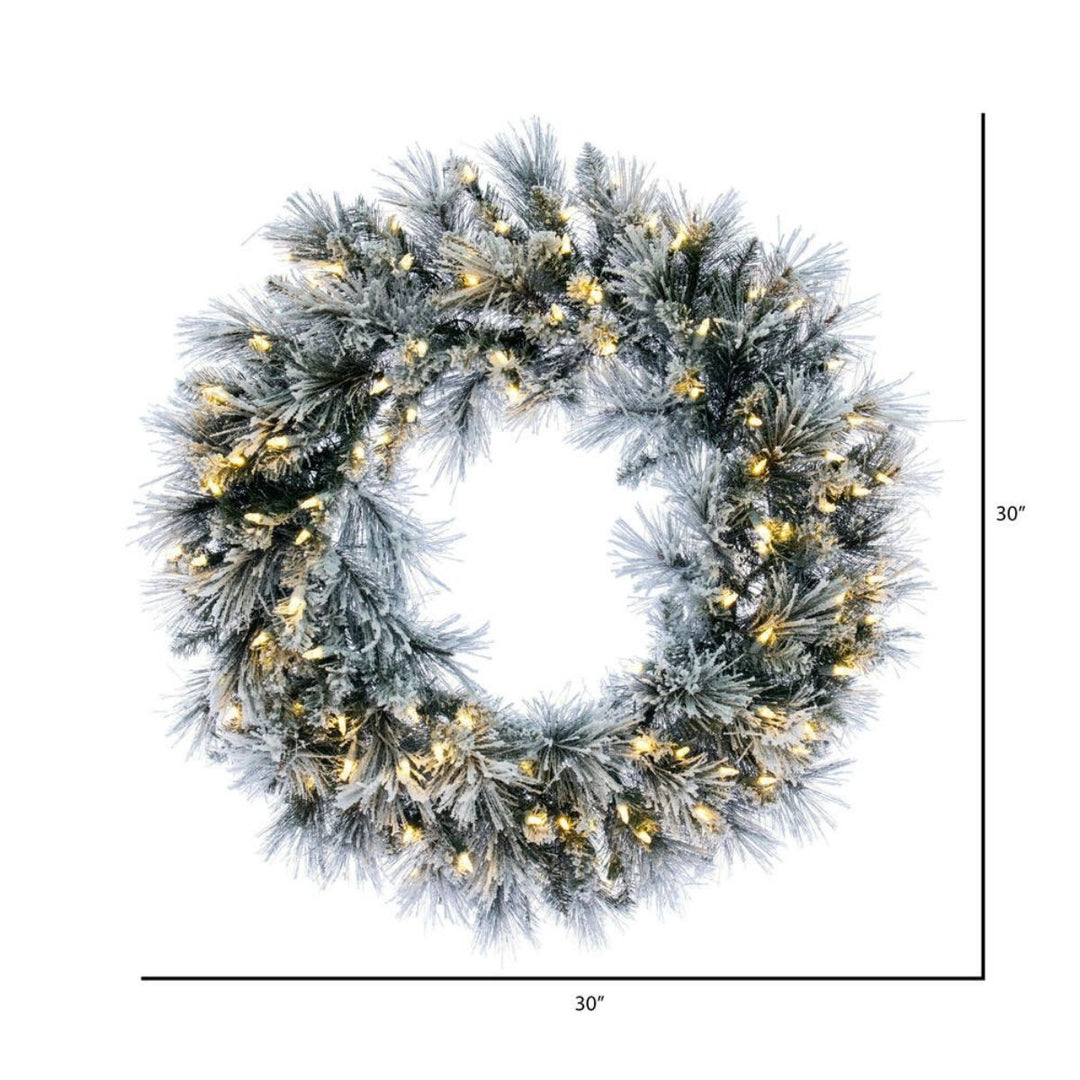 30  FLOCKED JACKSON WREATH DURALIT 100WW