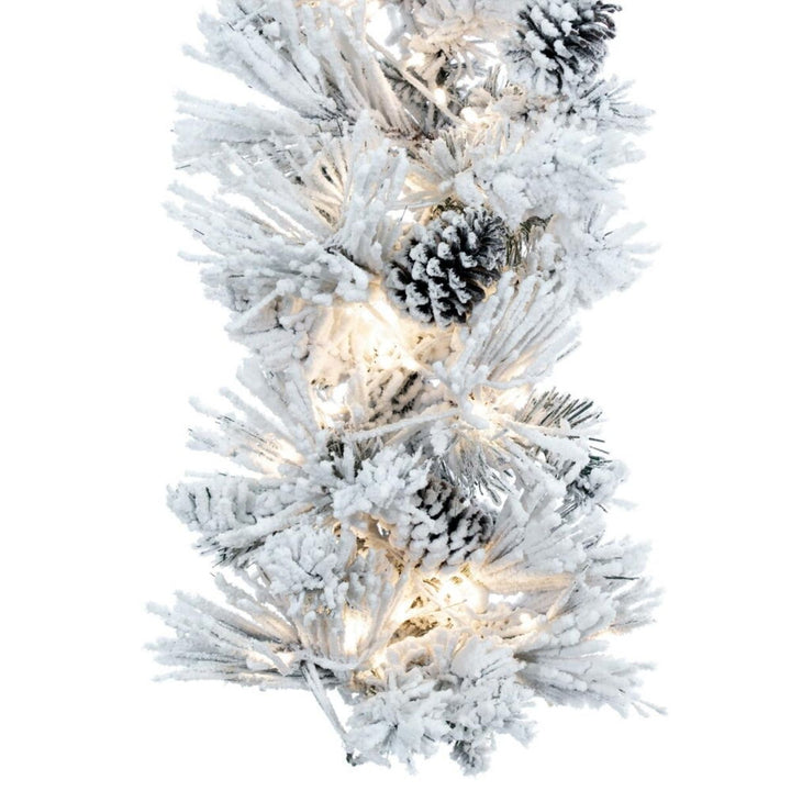 9' X 14 FLOCKED ATKA PINE GARL 3MM 200W