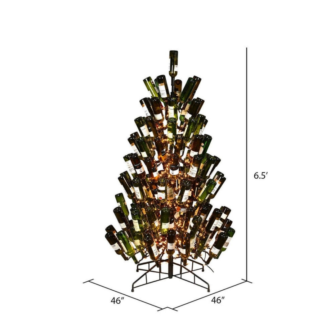 6.5 FT X 46 INCH BLACK WINE BOTTLE DURAL 600CL