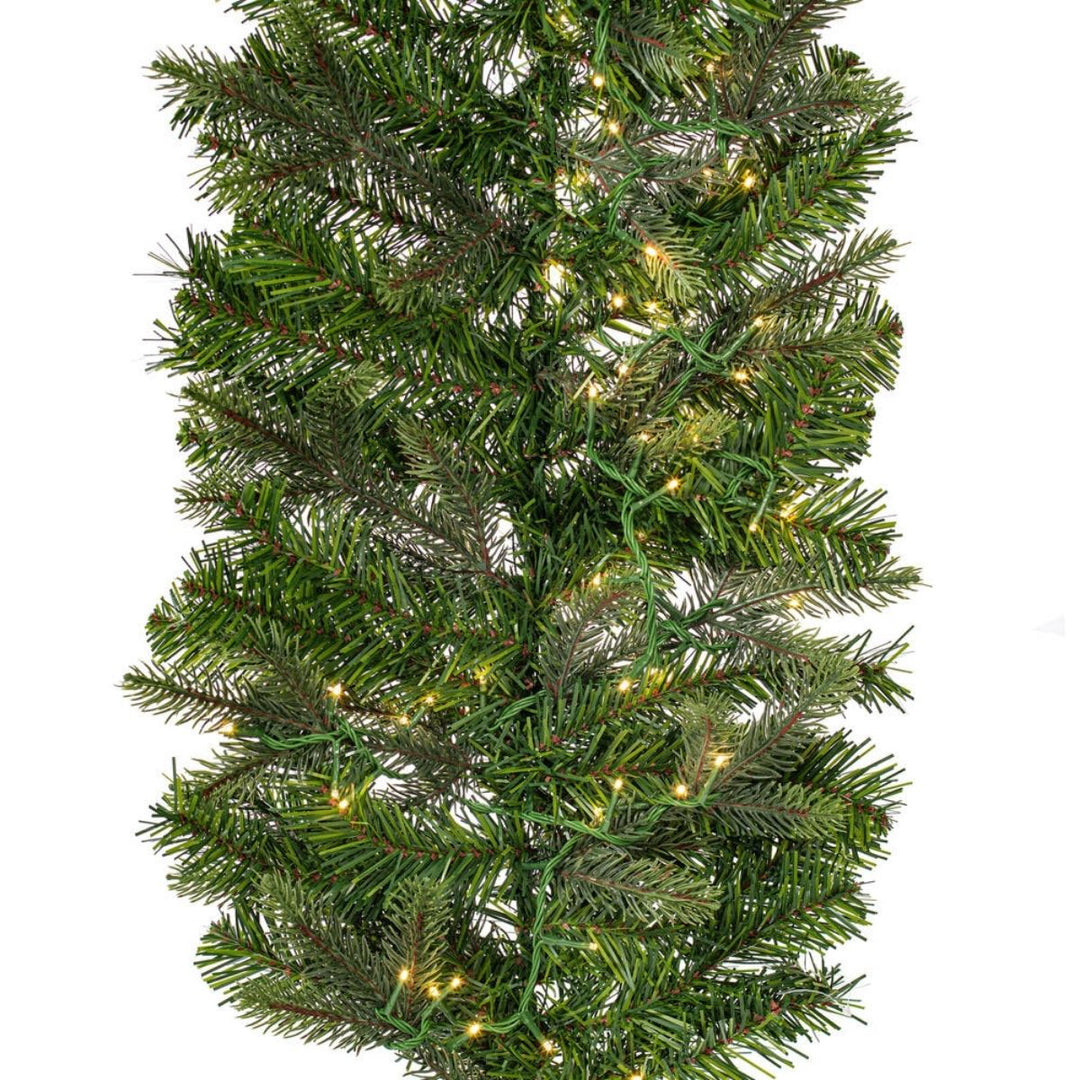 9' X 14  DOUGLAS FIR GARLAND 3MM 300WW