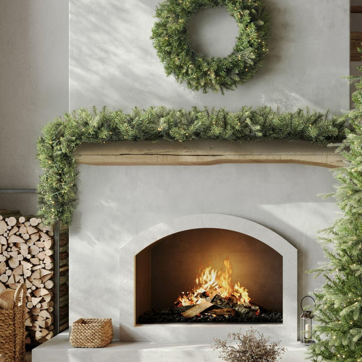 9' X 14  DOUGLAS FIR GARLAND 3MM 300WW