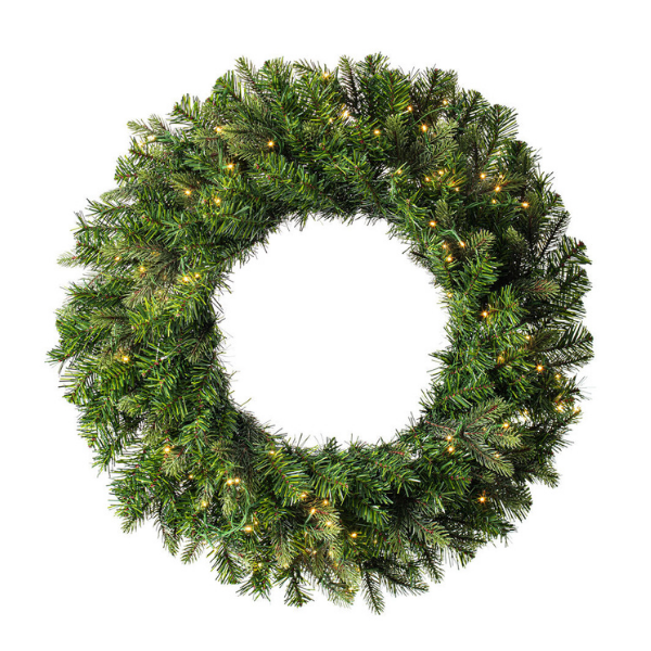 36  DOUGLAS FIR WREATH 3MM 300WW - VICKERMAN COMPANY - Compralo en CorinneRegalos.com