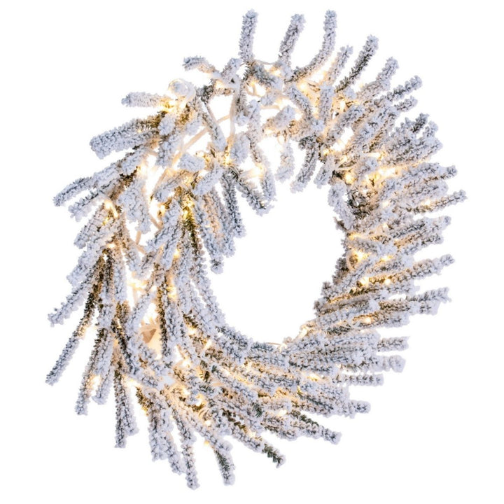 30 FLOCKED PISTOL PINE WREATH 3MM 200WW