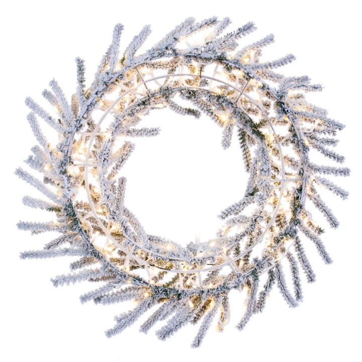 30 FLOCKED PISTOL PINE WREATH 3MM 200WW