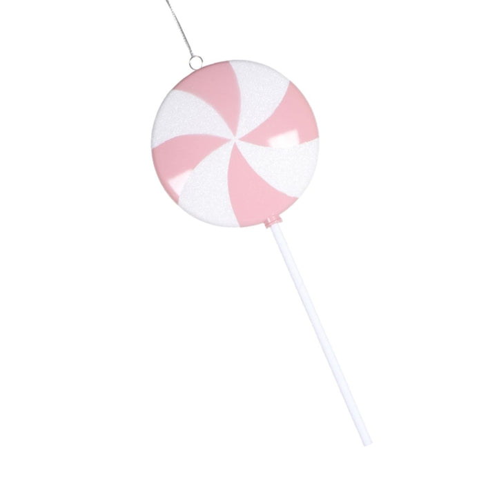 9 PASTEL PINK FLAT LOLLIPOP 6/BAG