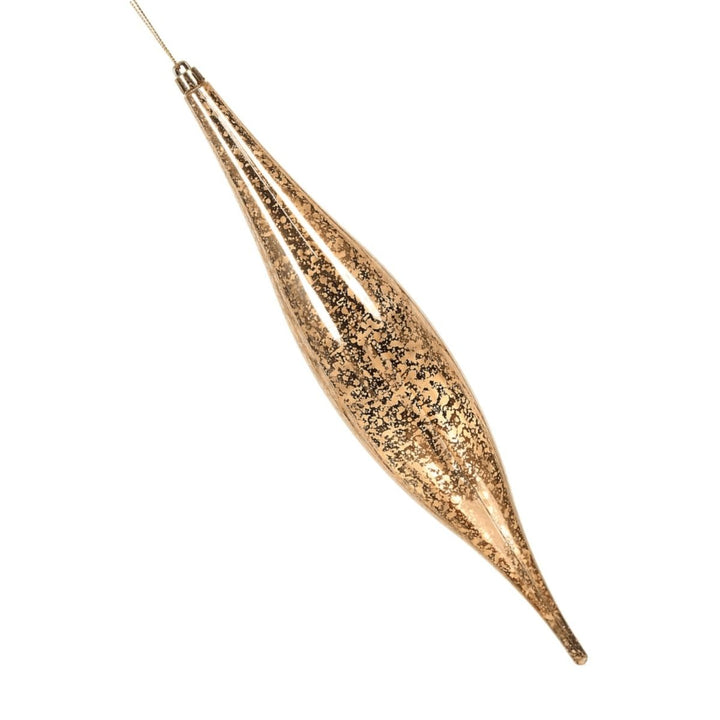 13 INCH ROSE GOLD MERCURY RAIN DROP