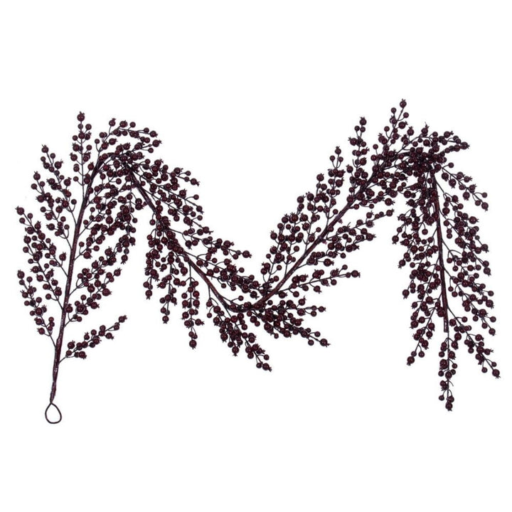 72  BURGUNDY CRAB APPLE BERRY GARLAND