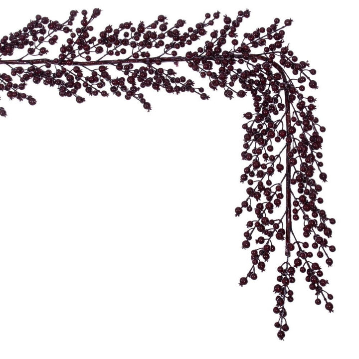 72  BURGUNDY CRAB APPLE BERRY GARLAND