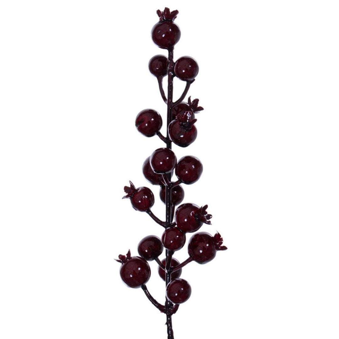 72  BURGUNDY CRAB APPLE BERRY GARLAND