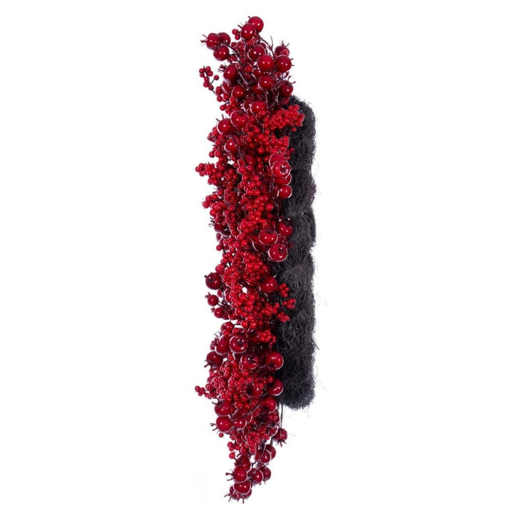 28  RED DELUXE MIXED BERRY WREATH