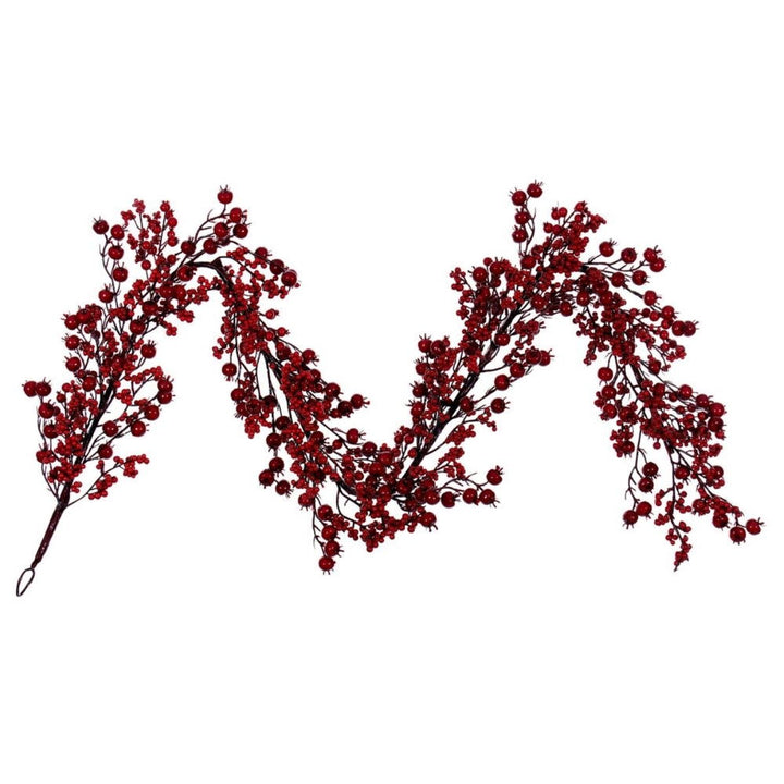 72  RED DELUXE MIXED BERRY GARLAND