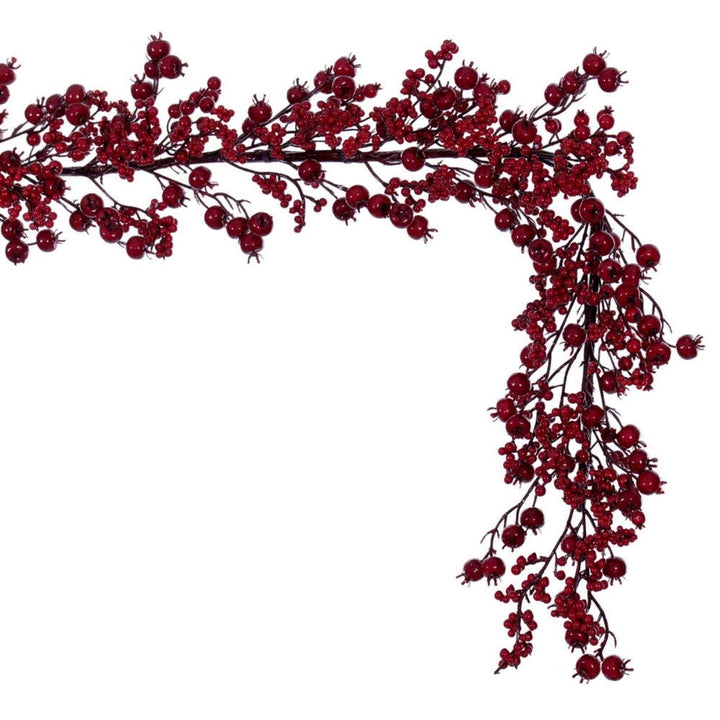 72  RED DELUXE MIXED BERRY GARLAND