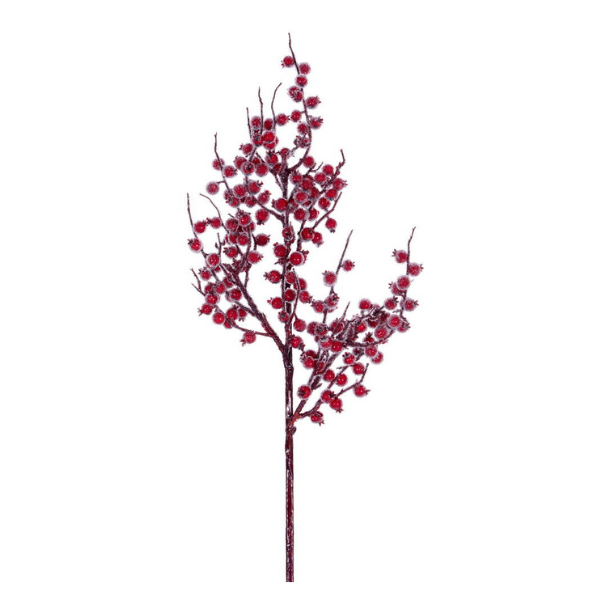 24  WINTER ICY RED BERRY SPRAY 3 BAG - VICKERMAN COMPANY - Compralo en CorinneRegalos.com