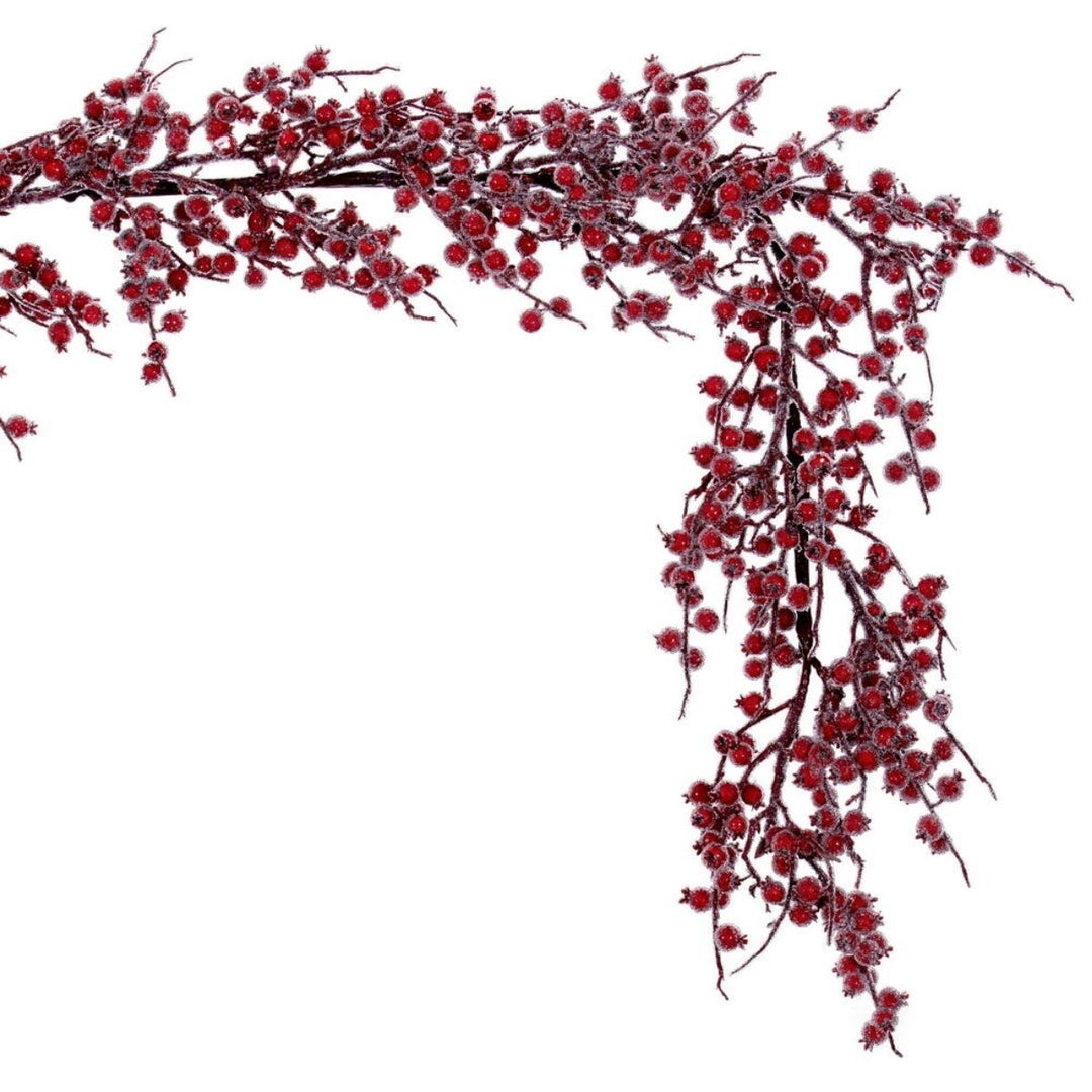 72  WINTER ICY RED BERRY GARLAND