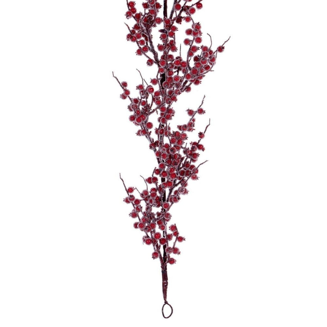 72  WINTER ICY RED BERRY GARLAND