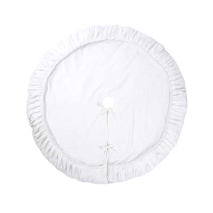 72 PLUSH WHITE VELVET TREESKIRT - VICKERMAN COMPANY - Compralo en CorinneRegalos.com