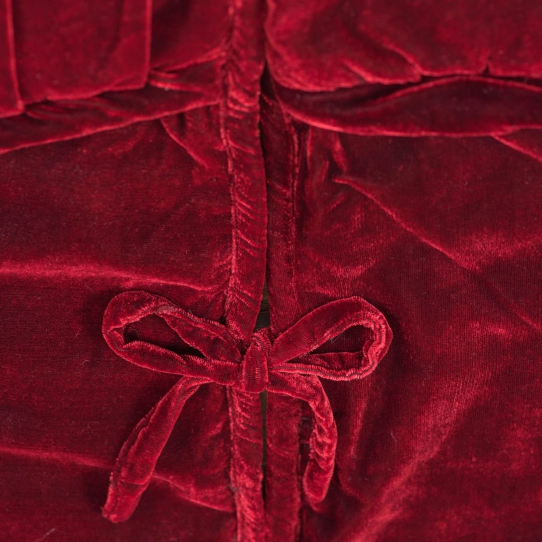 72 PLUSH WINE VELVET TREESKIRT