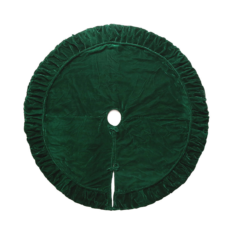 72 PLUSH EMERALD GREEN VELVET TREESKIRT - VICKERMAN COMPANY - Compralo en CorinneRegalos.com