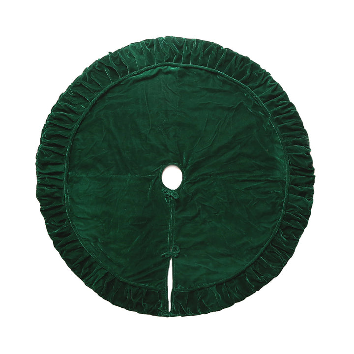 72 PLUSH EMERALD GREEN VELVET TREESKIRT - VICKERMAN COMPANY - Compralo en CorinneRegalos.com