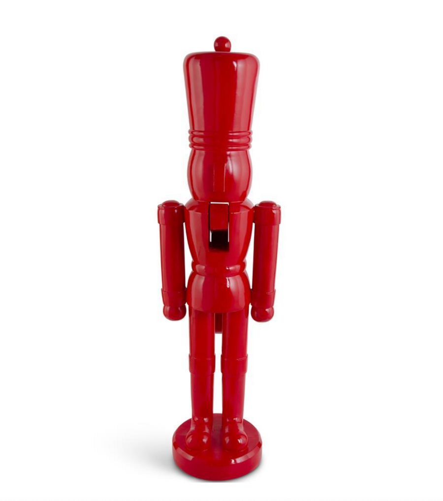 55.5 INCH RED NUTCRACKER SOLDIER STATUE - K&K INTERIORS - Compralo en CorinneRegalos.com