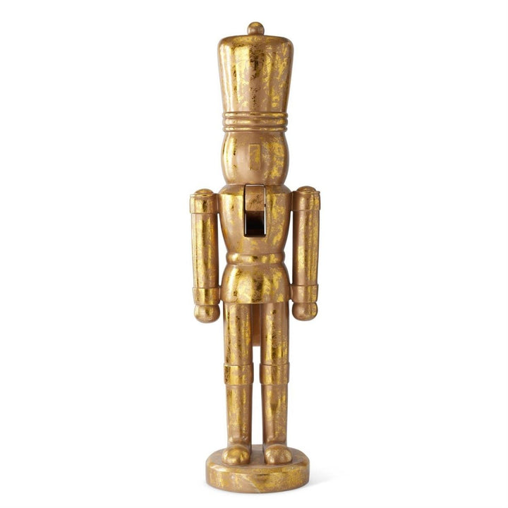 @P@ [1/4] | 55.5 INCH GOLD RESIN NUTCRACKER SOLDIER STATUE - K&K INTERIORS - Compralo en CorinneRegalos.com