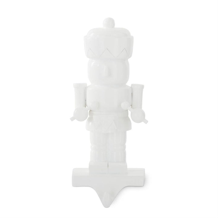 [6/36] | ASSORTED WHITE RESIN NUTCRACKER STOCKING HOLDERS (3