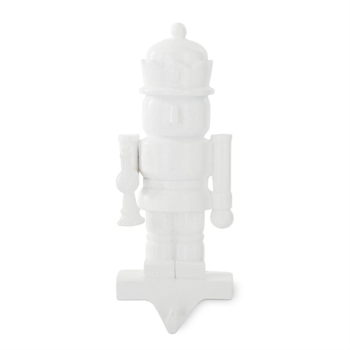 [6/36] | ASSORTED WHITE RESIN NUTCRACKER STOCKING HOLDERS (3