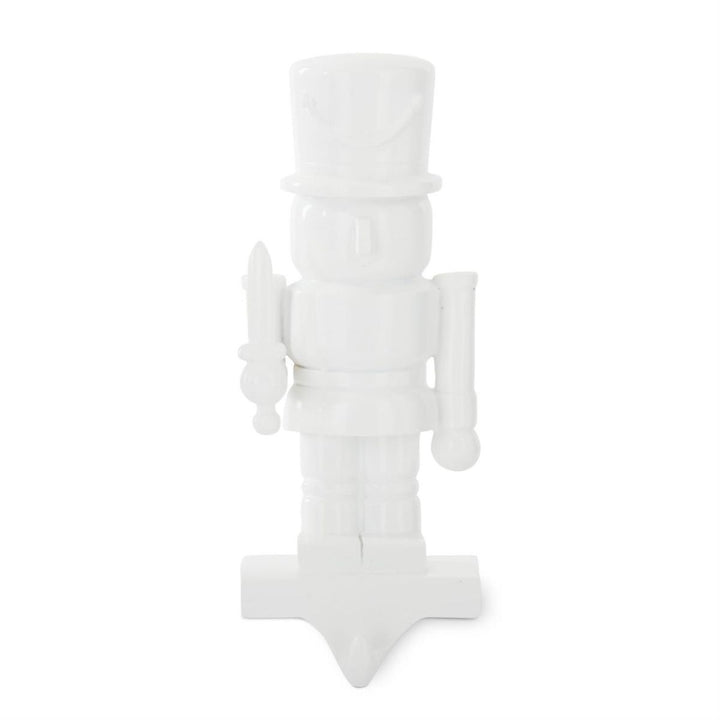 [6/36] | ASSORTED WHITE RESIN NUTCRACKER STOCKING HOLDERS (3