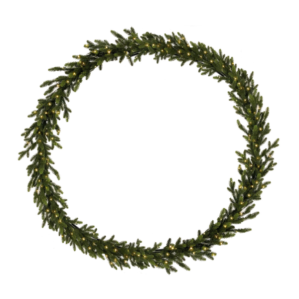 Fir wreath 300LED US 120cm (48'') - SHISHI - Compralo en CorinneRegalos.com