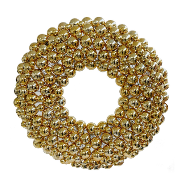 Bubble wreath gold 65cm d65cm pc - SHISHI - Compralo en CorinneRegalos.com