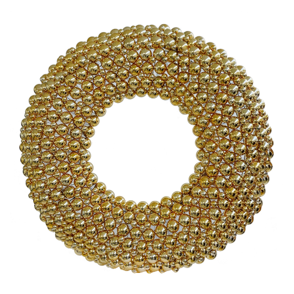 Bubble wreath gold 122cm d122cm pc - SHISHI - Compralo en CorinneRegalos.com