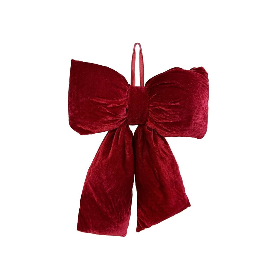 VELVET BOW PUFFED RED 40CM - SHISHI - Compralo en CorinneRegalos.com