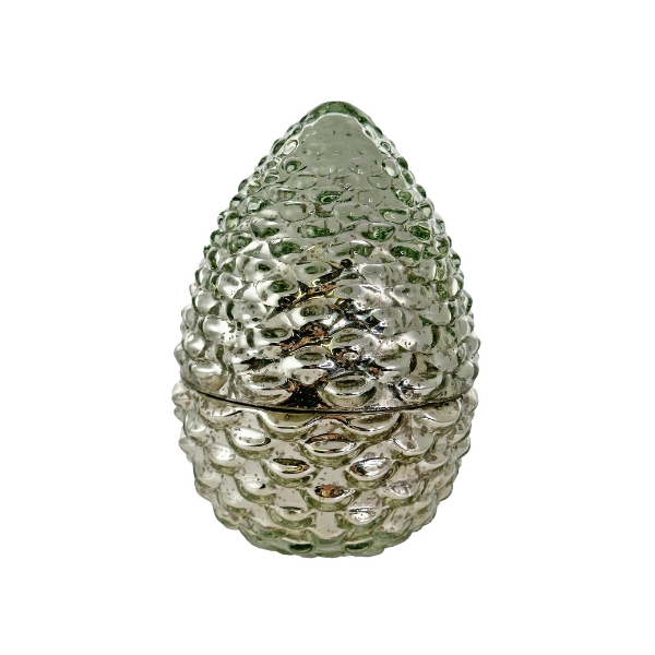 Glass opening cone antique silver - SHISHI - Compralo en CorinneRegalos.com