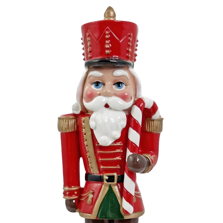 NUTCRACKER HOLDING STICK CANDY MUSIC BOX 22CM