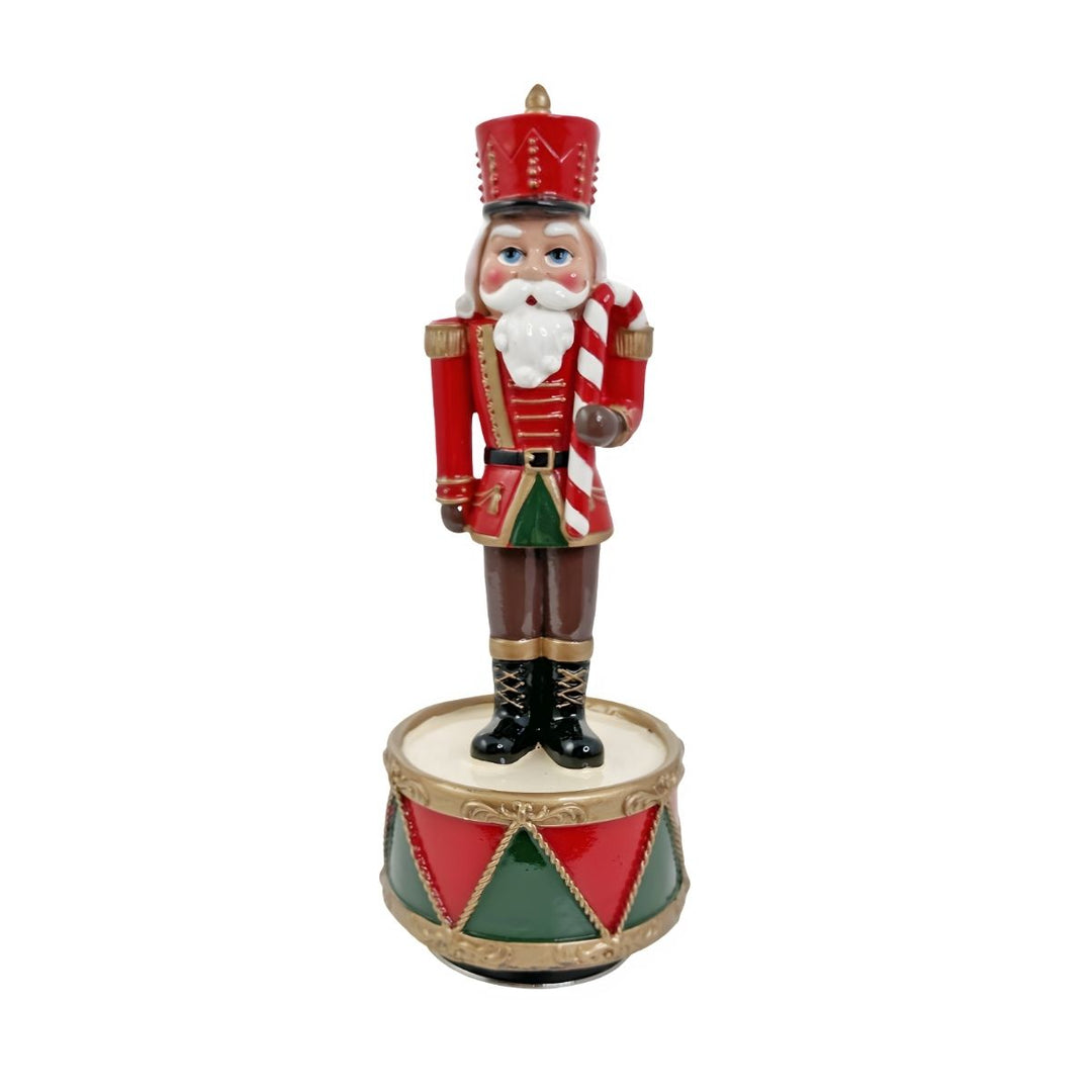NUTCRACKER HOLDING STICK CANDY MUSIC BOX 22CM