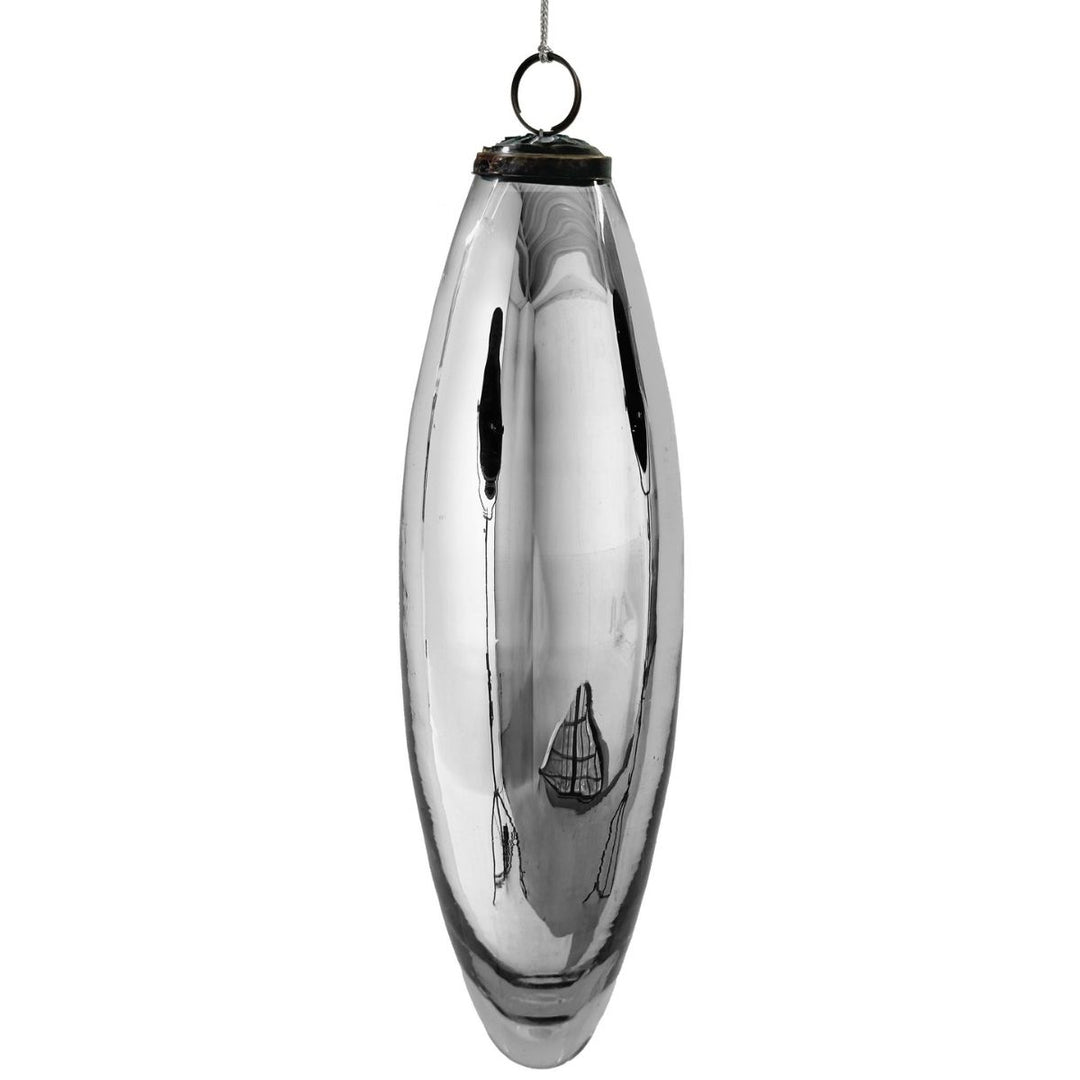 GLASS DROP SHINY SILVER 24CM - SHISHI - Compralo en CorinneRegalos.com