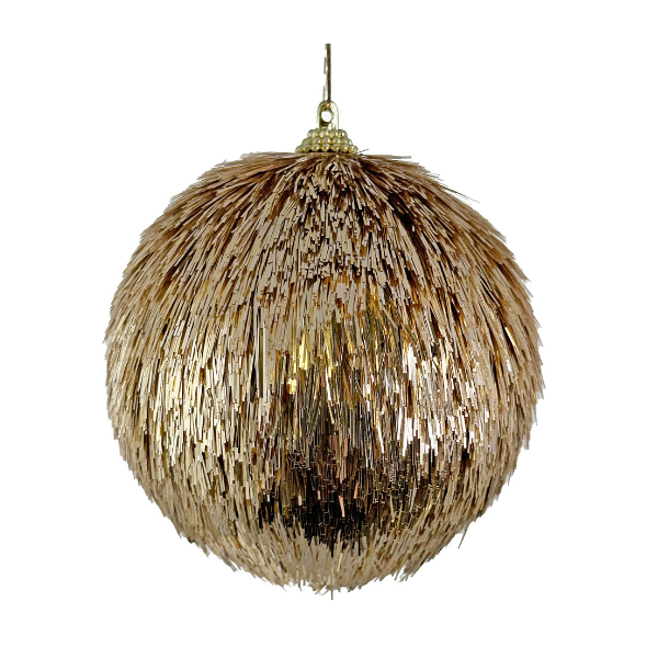 Tinsel ball gold 10cm pc - SHISHI - Compralo en CorinneRegalos.com