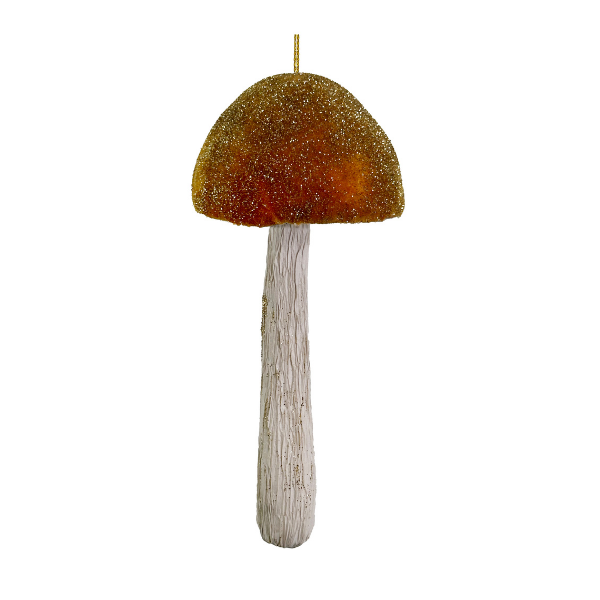 Paper mushroom gold glitter top 24cm pc 0 - SHISHI - Compralo en CorinneRegalos.com