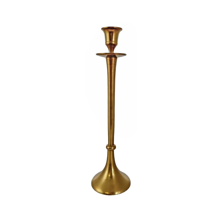 BRASS CANDLE HOLDER 29CM - SHISHI - Compralo en CorinneRegalos.com