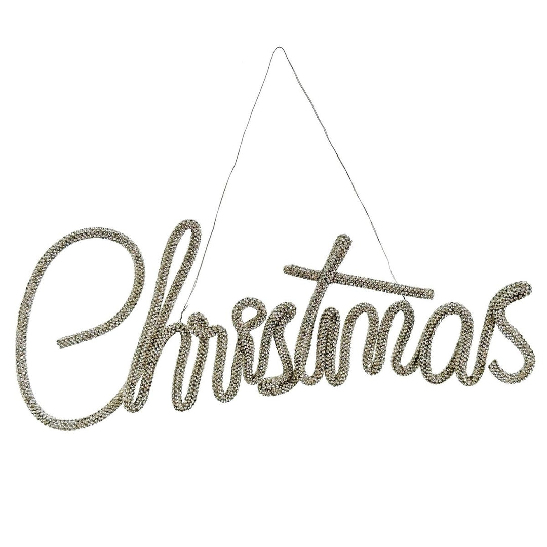 DIAMOND CHRISTMAS ORNAMENT SILVER 32CM - SHISHI - Compralo en CorinneRegalos.com