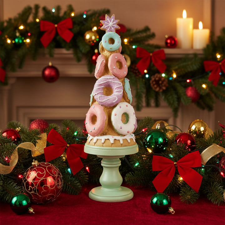 DOUGHNUT TREE ON STAND 31CM