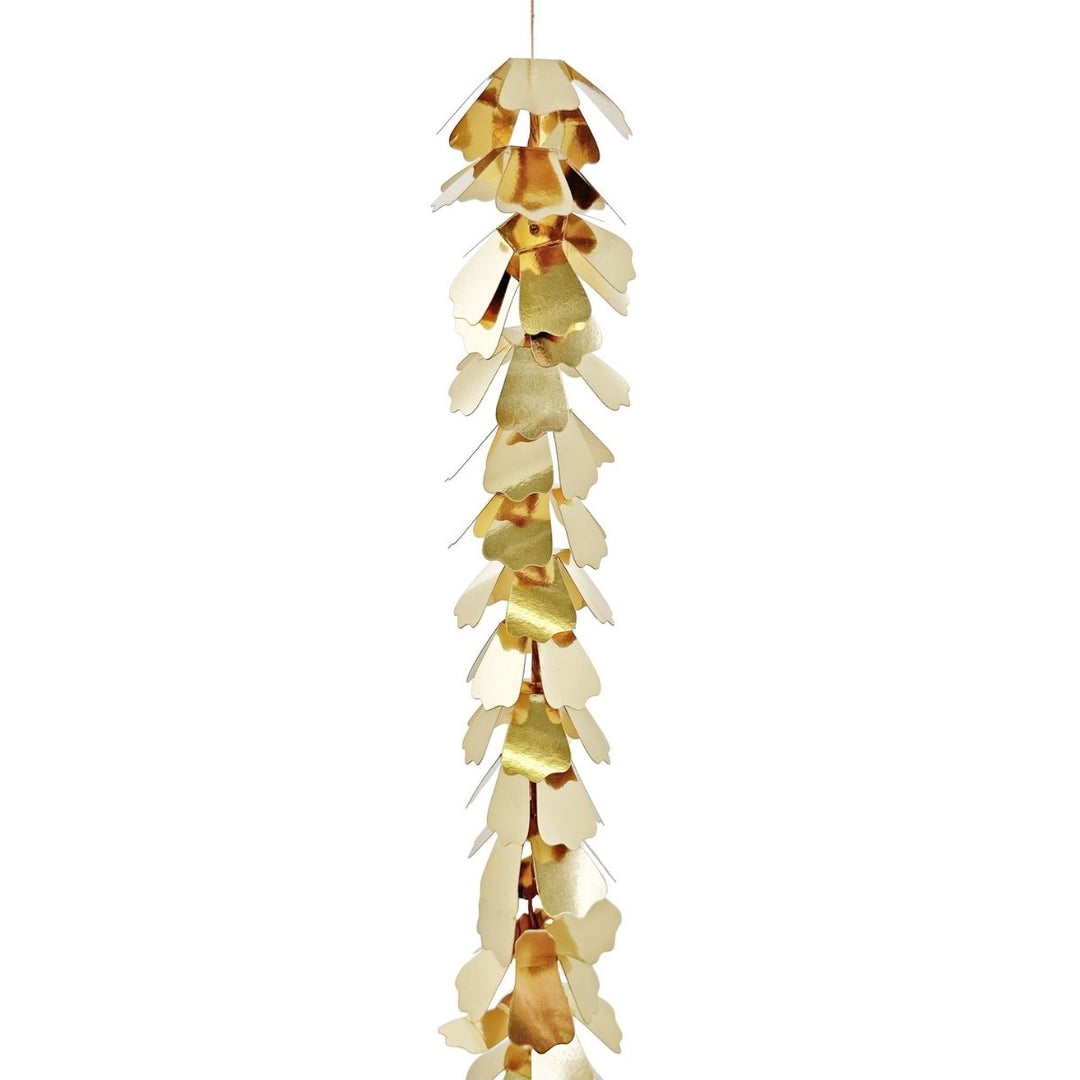 PAPER FLOWER GARLAND GOLD 175CM - SHISHI - Compralo en CorinneRegalos.com